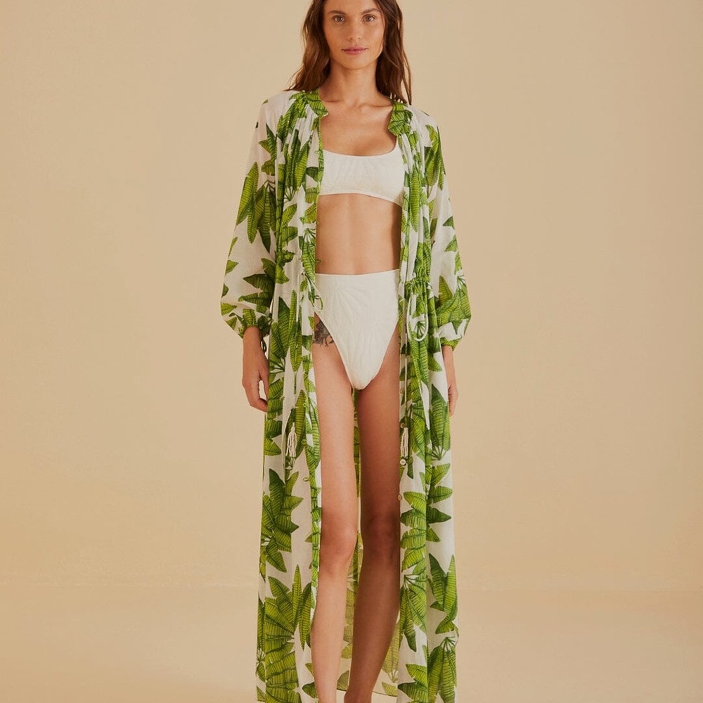 FARM Rio brand new palm Fan maxi dress size Small